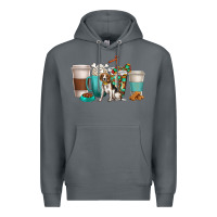 Rock beagle dog coffee cups Premium Hoodie - texasbilliewilder