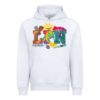 White lpn summer Urban Hoodie - RanaPortraitStore