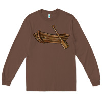 Chestnut rowboat Long Sleeve Tee - BarkalooDesign