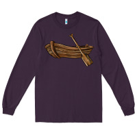 Plum rowboat Long Sleeve Tee - BarkalooDesign