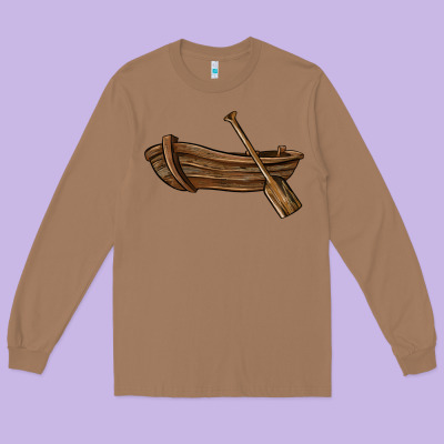 Rowboat Long Sleeve Tee Designed By Barkaloodesign