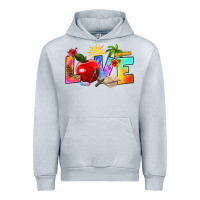 Heather Grey love teacher summer Urban Hoodie - RanaPortraitStore