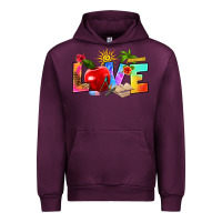 Mauve Wine love teacher summer Urban Hoodie - RanaPortraitStore