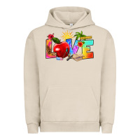 Pigment French Oak love teacher summer Urban Hoodie - RanaPortraitStore