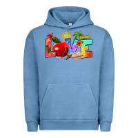 Pigment Pebble Blue love teacher summer Urban Hoodie - RanaPortraitStore