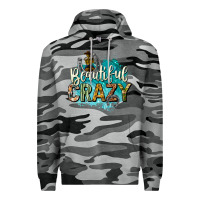 Slate Camo beautiful crazy Premium Hoodie - texasbilliewilder