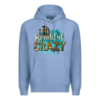 Colony Blue beautiful crazy Premium Hoodie - texasbilliewilder