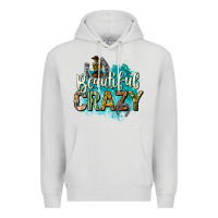 Dove Grey beautiful crazy Premium Hoodie - texasbilliewilder