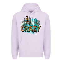 Lilac beautiful crazy Premium Hoodie - texasbilliewilder