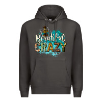 Smoke beautiful crazy Premium Hoodie - texasbilliewilder