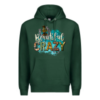 Sports Green beautiful crazy Premium Hoodie - texasbilliewilder