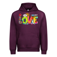 Mauve Wine love nurse summer Urban Hoodie - RanaPortraitStore