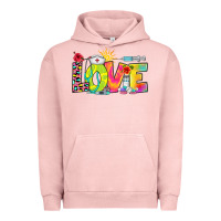 Pigment Salmon love nurse summer Urban Hoodie - RanaPortraitStore