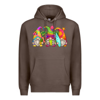 Coffee summer gnomes Premium Hoodie - Zillion Design Studio