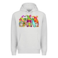 Dove Grey summer gnomes Premium Hoodie - Zillion Design Studio