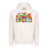 Pale Pink summer gnomes Premium Hoodie - Zillion Design Studio