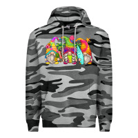 Slate Camo summer gnomes Premium Hoodie - Zillion Design Studio