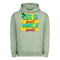 Pigment Oil Green life is  make it sweet Urban Hoodie - RanaPortraitStore