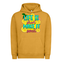 Pigment Peanut Butter life is  make it sweet Urban Hoodie - RanaPortraitStore