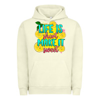 Pigment Pistachio life is  make it sweet Urban Hoodie - RanaPortraitStore