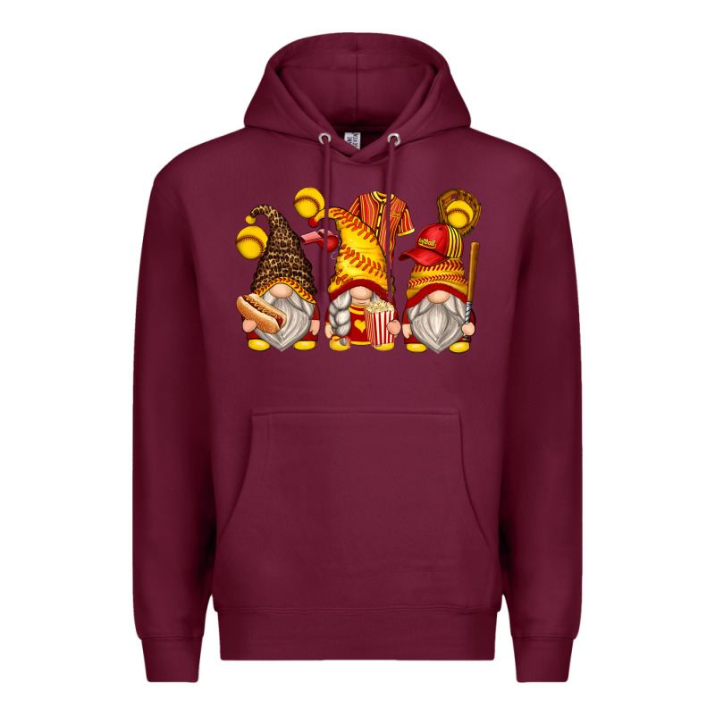 Softball Gnomes Premium Hoodie by Zillion Design Studio | Teevron