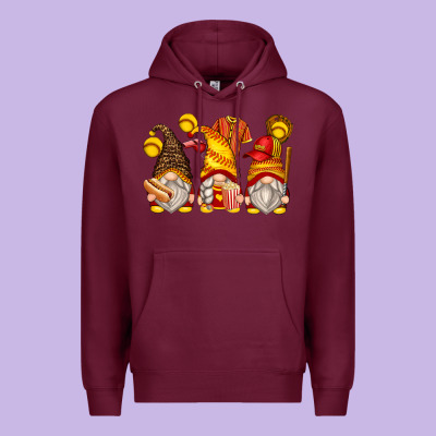 Softball Gnomes Premium Hoodie Designed By Zillion Design Studio