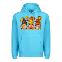 Ocean Blue softball gnomes Premium Hoodie - Zillion Design Studio
