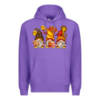 Purple softball gnomes Premium Hoodie - Zillion Design Studio