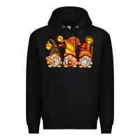 Black softball gnomes Premium Hoodie - Zillion Design Studio