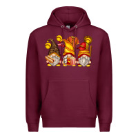Burgundy softball gnomes Premium Hoodie - Zillion Design Studio