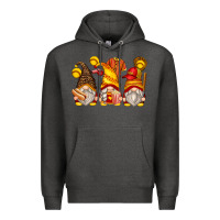 Charcoal Heather softball gnomes Premium Hoodie - Zillion Design Studio