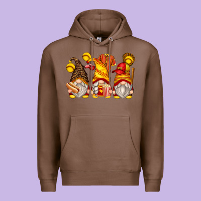 Softball Gnomes Premium Hoodie Designed By Zillion Design Studio