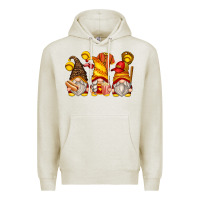 Oatmeal Heather softball gnomes Premium Hoodie - Zillion Design Studio