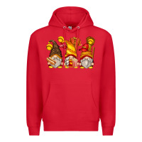 Red softball gnomes Premium Hoodie - Zillion Design Studio