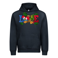 Navy love haitian republic Urban Hoodie - RanaPortraitStore