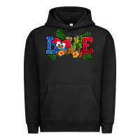 Pigment Black love haitian republic Urban Hoodie - RanaPortraitStore