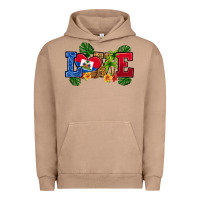 Pigment Burro love haitian republic Urban Hoodie - RanaPortraitStore