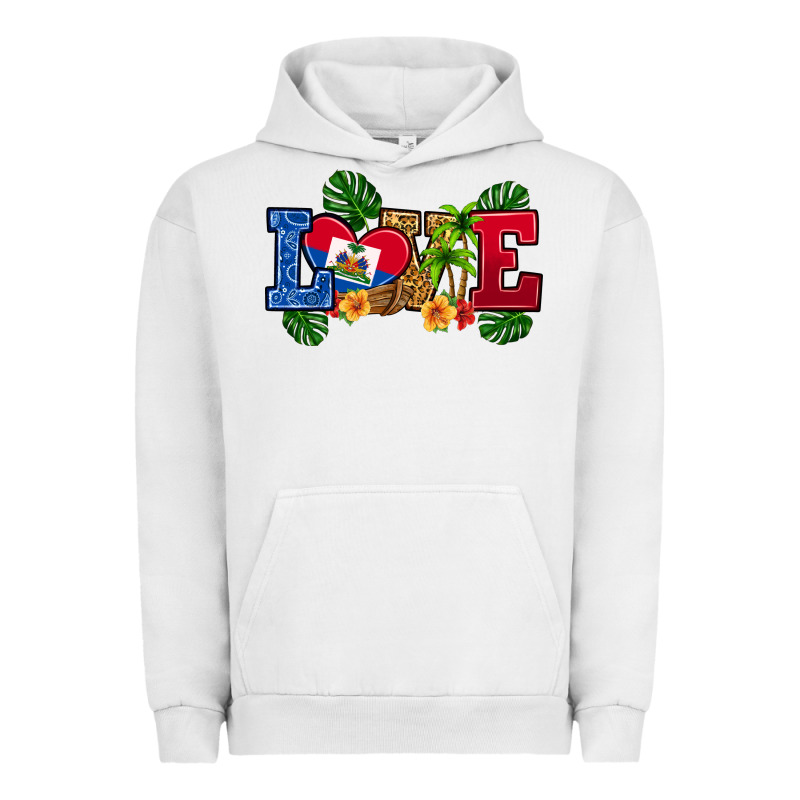 Love Haitian Republic Urban Hoodie by RanaPortraitStore | Teevron