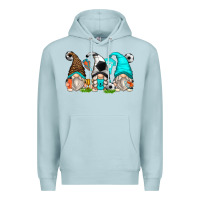 Blue Mist soccer gnomes Premium Hoodie - Zillion Design Studio