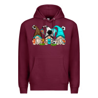 Burgundy soccer gnomes Premium Hoodie - Zillion Design Studio