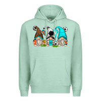 Seafoam soccer gnomes Premium Hoodie - Zillion Design Studio
