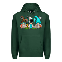 Sports Green soccer gnomes Premium Hoodie - Zillion Design Studio