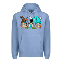 Colony Blue soccer gnomes Premium Hoodie - Zillion Design Studio