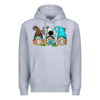 Heather Grey soccer gnomes Premium Hoodie - Zillion Design Studio