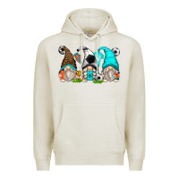Oatmeal Heather soccer gnomes Premium Hoodie - Zillion Design Studio