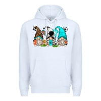 White soccer gnomes Premium Hoodie - Zillion Design Studio