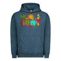Pigment Midnight Navy summer aunt Urban Hoodie - RanaPortraitStore