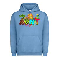 Pigment Pebble Blue summer aunt Urban Hoodie - RanaPortraitStore
