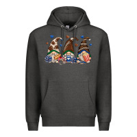 Charcoal Heather football gnomes Premium Hoodie - Zillion Design Studio