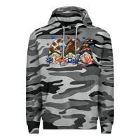 Slate Camo football gnomes Premium Hoodie - Zillion Design Studio